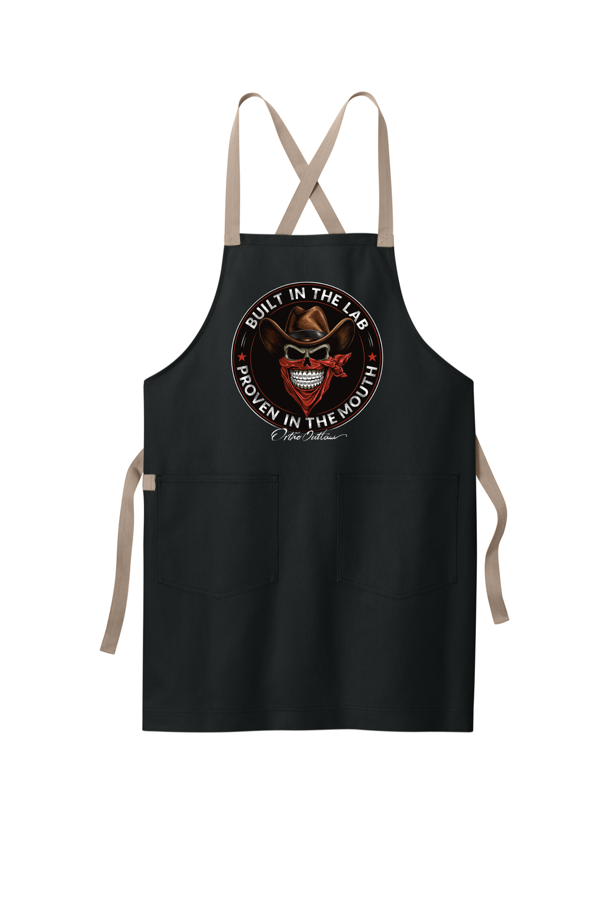 orthodontic lab apron Ortho Outlaw built in the lab design