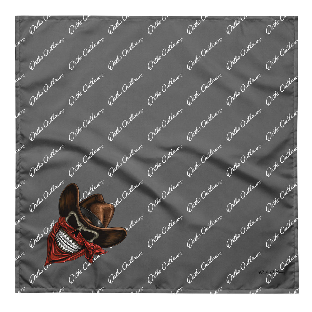 orthodontic themed bandana all over print Ortho Outlaw accessory
