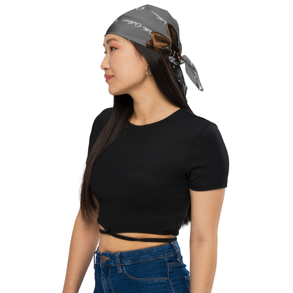 orthodontic themed bandana all over print Ortho Outlaw accessory