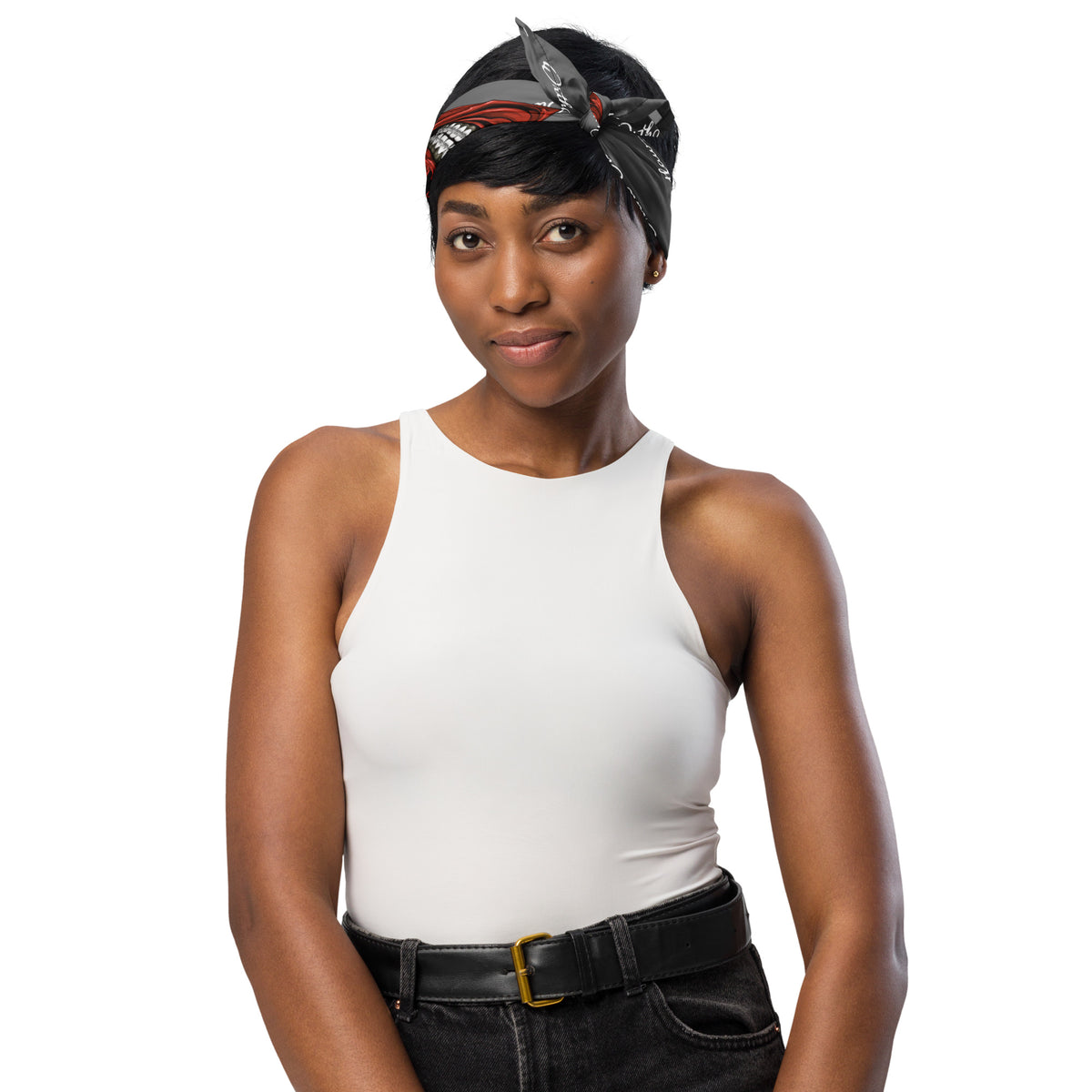 orthodontic themed bandana all over print Ortho Outlaw accessory