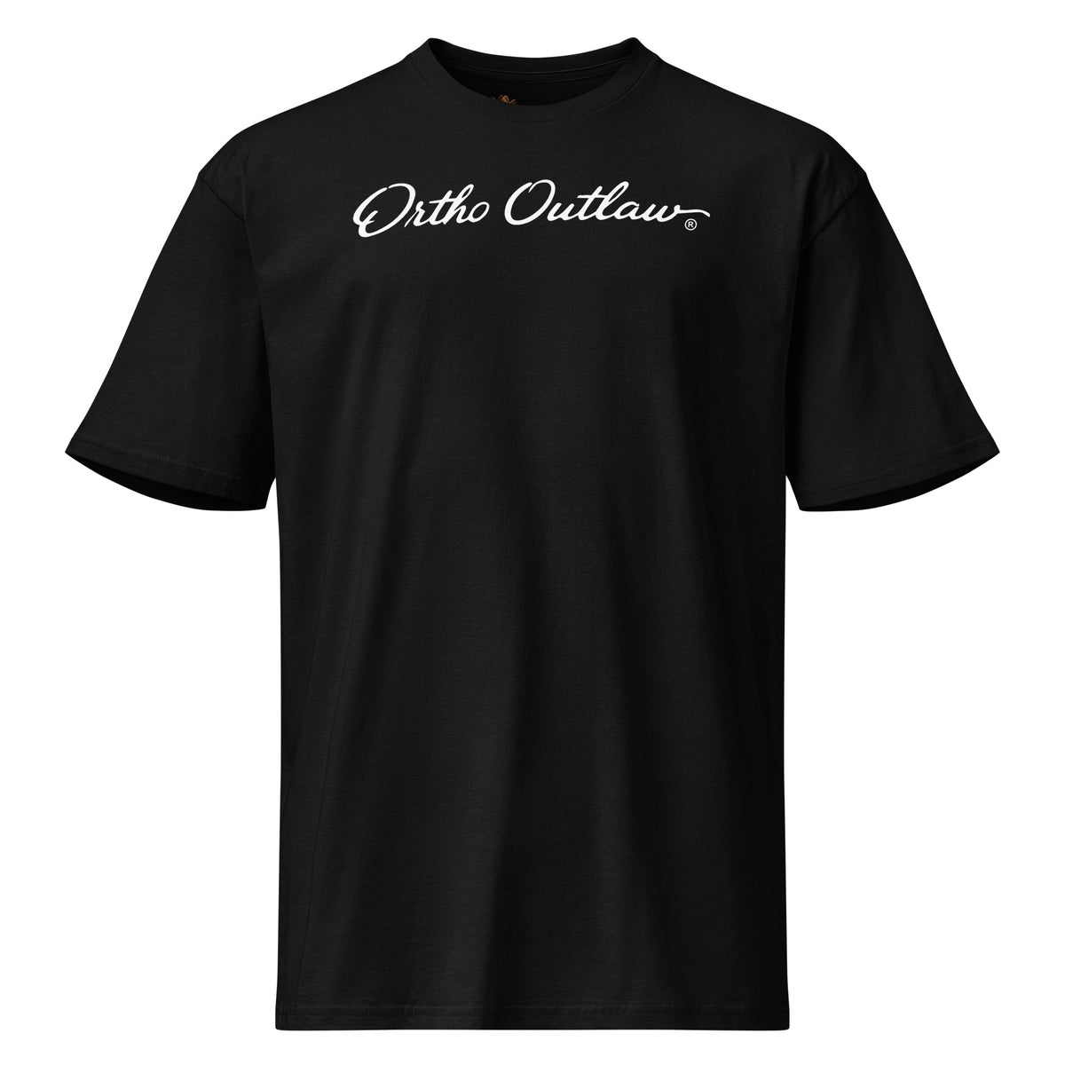 Ortho Outlaw graphic t-shirt orthodontic apparel skull logo design