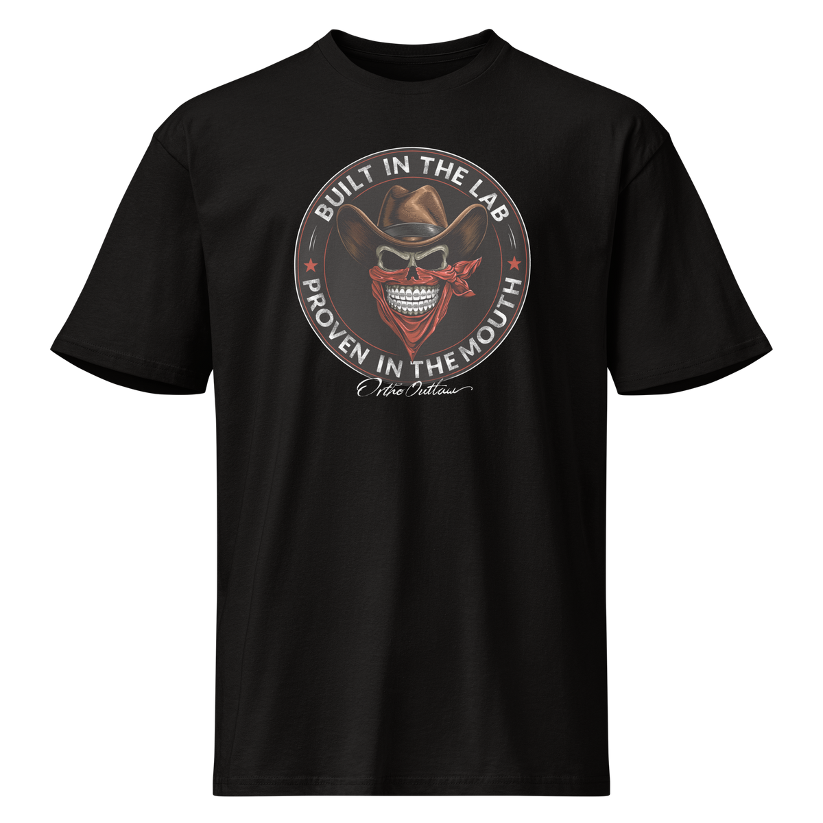 Ortho Outlaw Signature Tee – Built in the Lab Proven in the Mouth