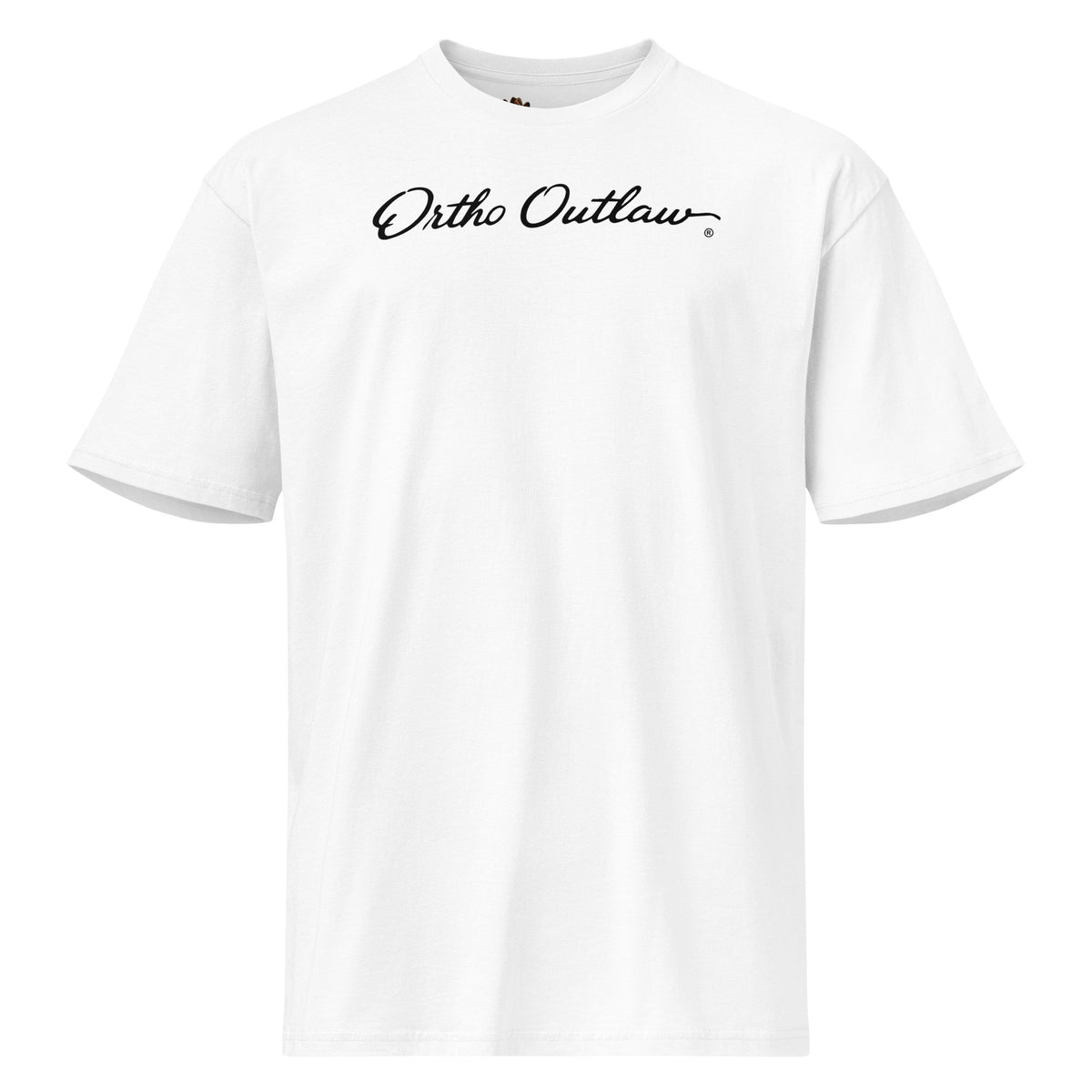Ortho Outlaw graphic t-shirt orthodontic apparel skull logo design