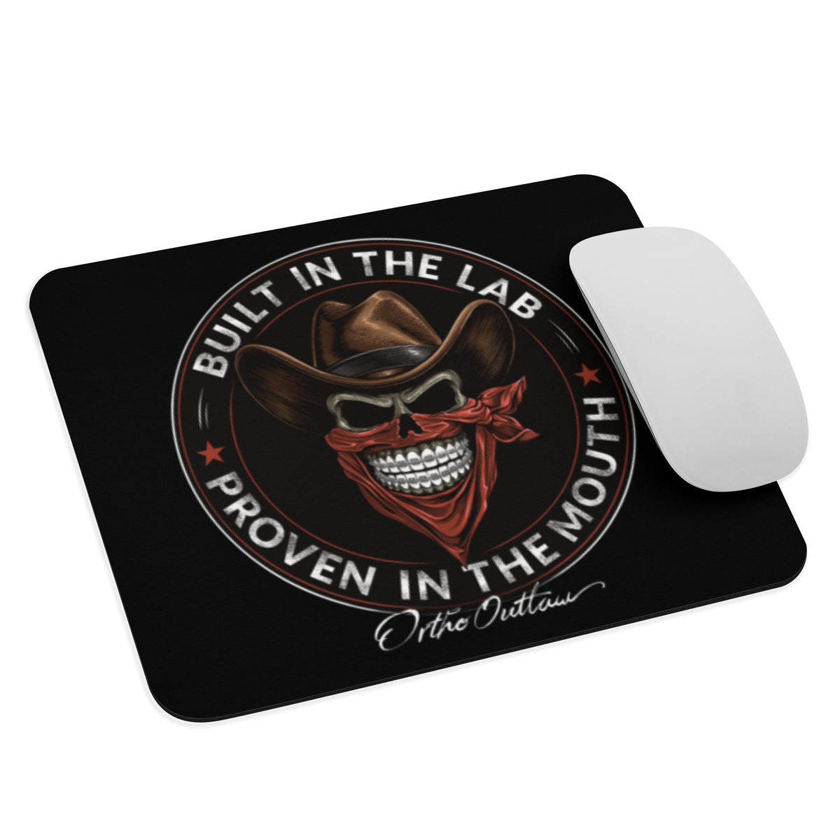 orthodontic themed mouse pad desk mat Ortho Outlaw lab gear