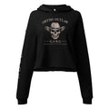 Ortho Outlaw graphic crop hoodie orthodontic apparel skull logo design